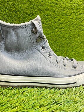 Converse Chuck Taylor All Star High Womens Size 7 Gray Athletic Shoes Sneakers
